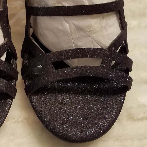 NWT Kenneth Cole Glitter Xcross Heel - Picture 4 of 7
